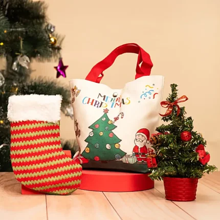 Charming Christmas Mini Tote Hamper – Festive Gift Set